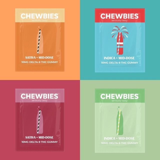 CHEWBIES MID DOSE 10 MG- SINGLE PACK