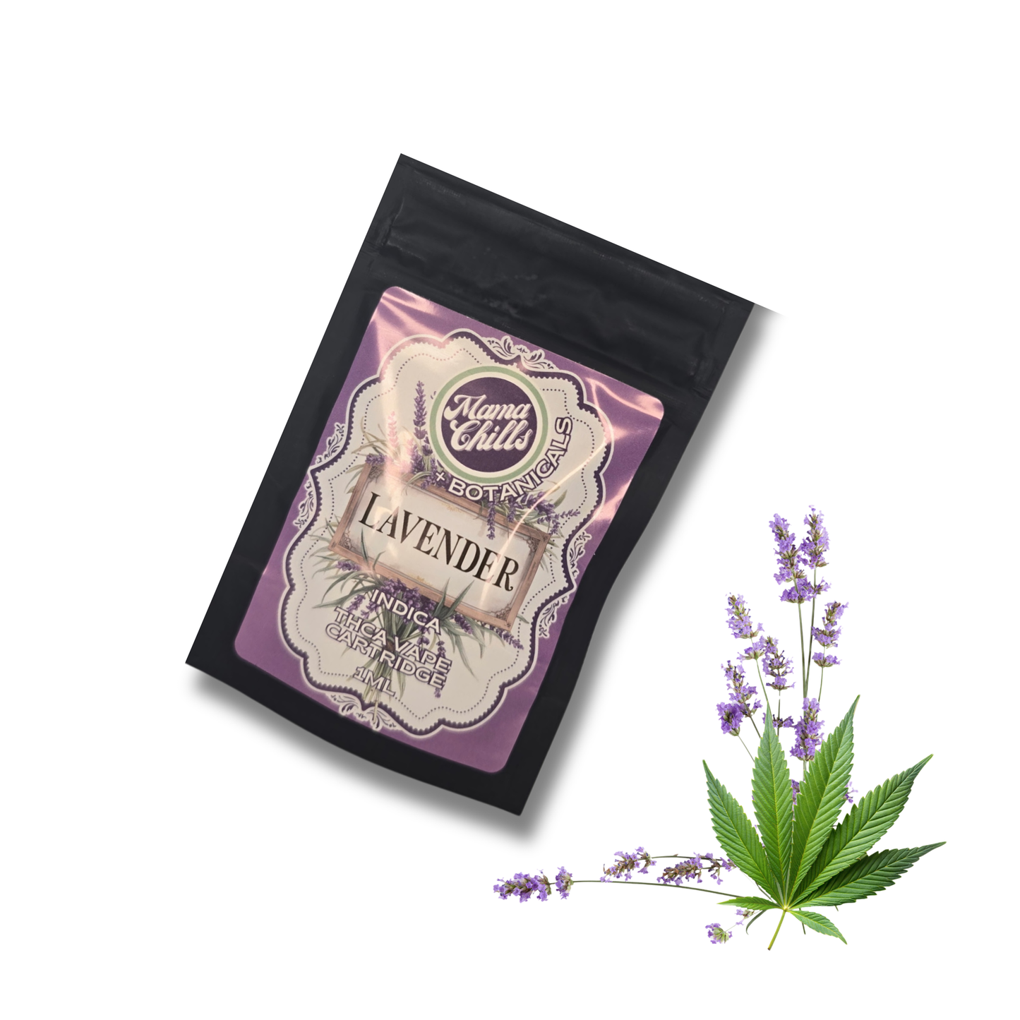 MAMA CHILLS + BOTANICALS THCA & LAVENDER 1ML CART