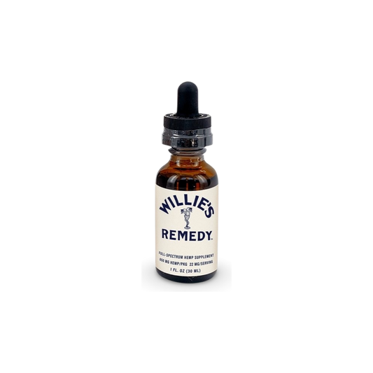 WILLIES REMEDIES HEMP OIL TINCTURE- FULL SPECTRUM- 30ML