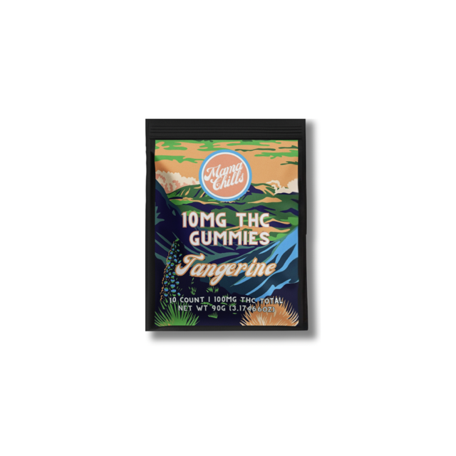 MAMA CHILLS 10MG TANGERINE GUMMIES- 10 COUNT